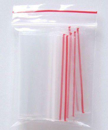 Imagem de Kit Com 200 Saquinhos Zip Lock: 5x8cm e 7x12cm