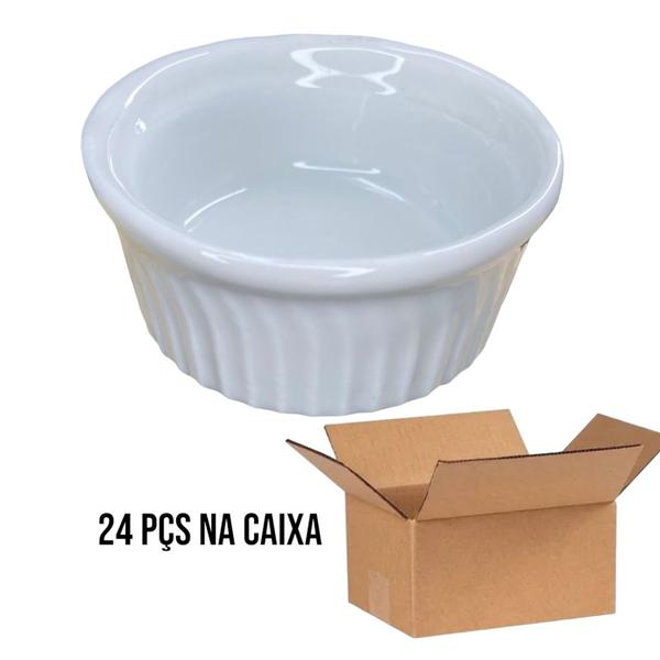 Imagem de Kit Com 24 Ramekin Pp De Porcelana 50ml Bares Buffet Hotéis