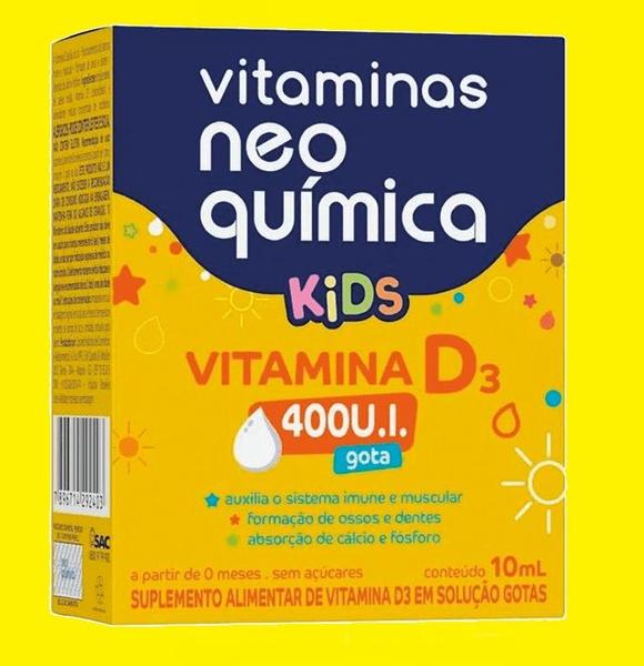 Imagem de Kit Com 24 Vitaminas D3 400UI Kids 10ml - Neoquimica