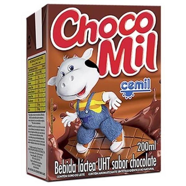 Kit com 27 Bebida Láctea Cemil 200ml - ChocoMil Imagem de Kit com 27 Bebida Láctea Cemil 200ml - ChocoMil