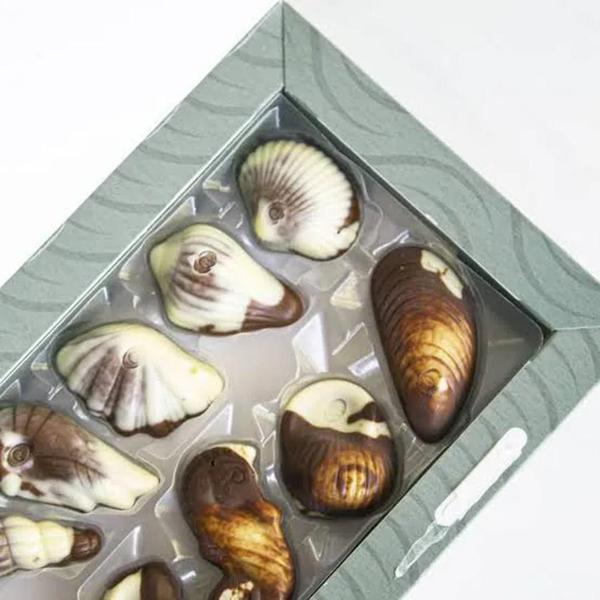Kit Com 2Cxs Chocolate Belga Guylian Sea Shells 125G Imagem de Kit Com 2Cxs Chocolate Belga Guylian Sea Shells 125G
