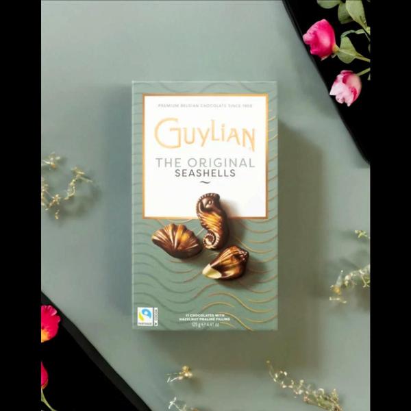Kit Com 2Cxs Chocolate Belga Guylian Sea Shells 125G Imagem de Kit Com 2Cxs Chocolate Belga Guylian Sea Shells 125G