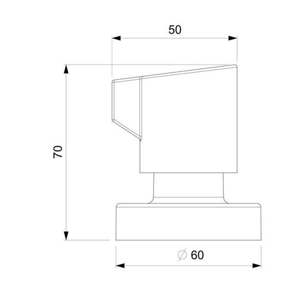 Imagem de Kit com 3 Acabamento de Registro Base Reforma 1/2, 3/4, 1 Fit Celite Cromado