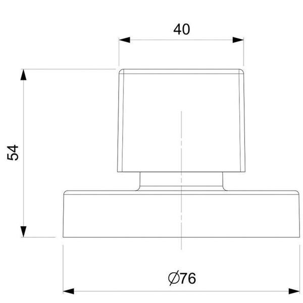 Imagem de Kit com 3 Acabamento de Registro para Base Docol 1.1/4, 1.1/2 Basic Plus Cromado