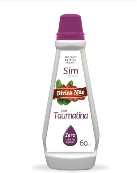 Kit Com 3 Adoçantes Dietético Líquido Taumatina 60Ml - Divina Mae Alimentos Imagem de Kit Com 3 Adoçantes Dietético Líquido Taumatina 60Ml