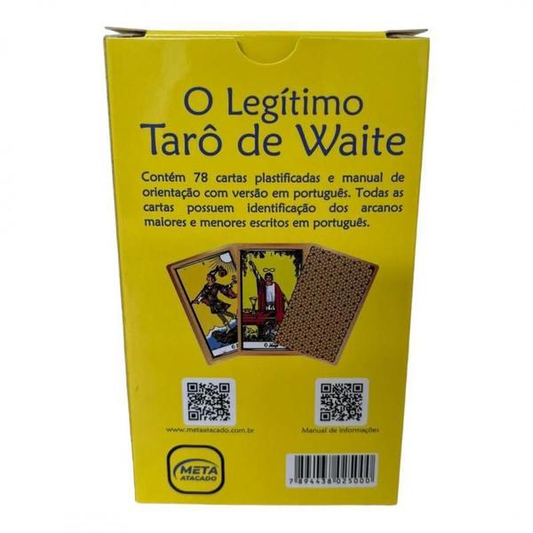 Imagem de Kit Com 3 Baralhos O Legítimo Tarot Waite 78 Cartas