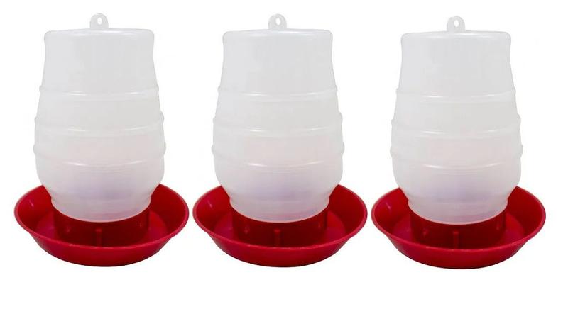 Kit Com 3 Bebedouro Automático Para Aves 2 Litros - CHOCMASTER Imagem de Kit Com 3 Bebedouro Automático Para Aves 2 Litros