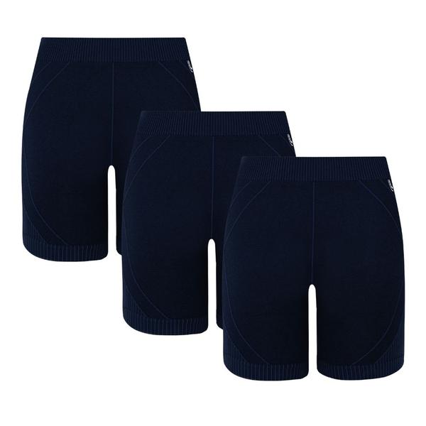 Imagem de Kit Com 3 Bermudas Feminina Lupo Max Fitness Fit Para Academia Corrida Treino