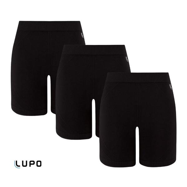 Imagem de Kit Com 3 Bermudas Lupo Max Fitness Academia Básica Feminina