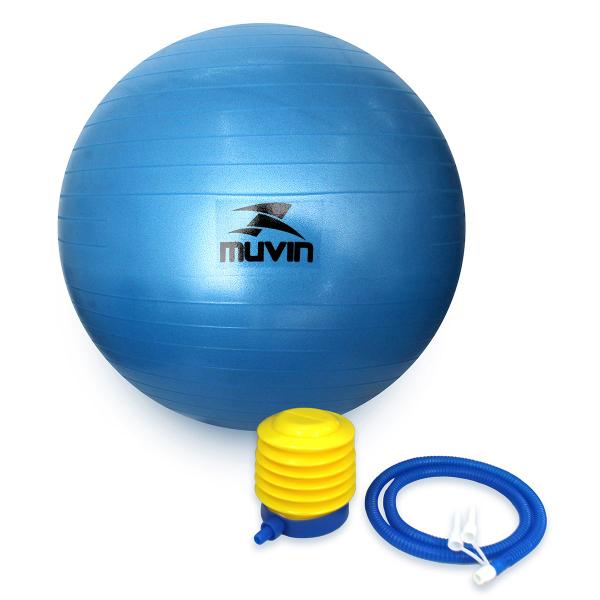 Imagem de Kit com 3 Bolas de Pilates  55cm, 65cm e 75cm - Antiestouro  Suporta até 300kg  Com Bomba