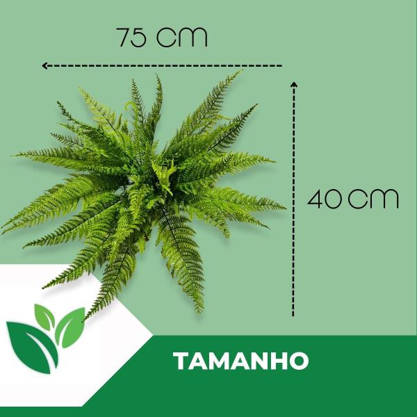 Kit Com 3 Buquês De Samambaia Escura Artificial De 18 Galhos - Vai de Tech Imagem de Kit Com 3 Buquês De Samambaia Escura Artificial De 18 Galhos