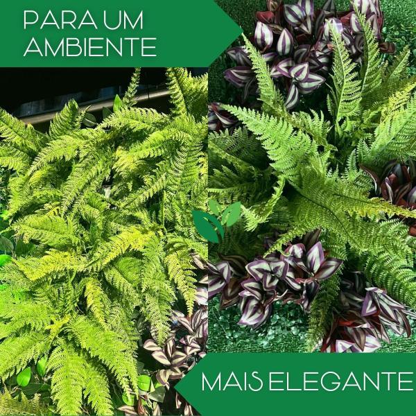 Kit Com 3 Buquês De Samambaia Escura Artificial De 18 Galhos - Vai de Tech Imagem de Kit Com 3 Buquês De Samambaia Escura Artificial De 18 Galhos