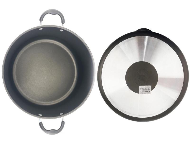 Kit Com 3 Caçarolas Dona Chefa Tampa De Vidro 24 26 E 28Cm Imagem de Kit Com 3 Caçarolas Dona Chefa Tampa De Vidro 24 26 E 28Cm