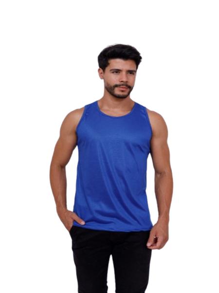 Imagem de Kit Com 3 Camisetas Regatas Masculina 100% Poliéster