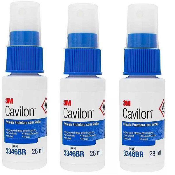 Imagem de Kit com 3 Cavilon SPRAY Protetor Cutaneo 28ML 3M