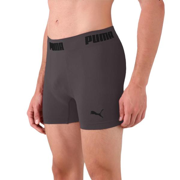 Imagem de Kit com 3 Cuecas Boxer Sem Costura Microfibra Puma