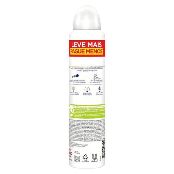 Imagem de Kit com 3 Desodorantes Antitranspirantes Aerosol Dove Women Invisible Dry 250ml