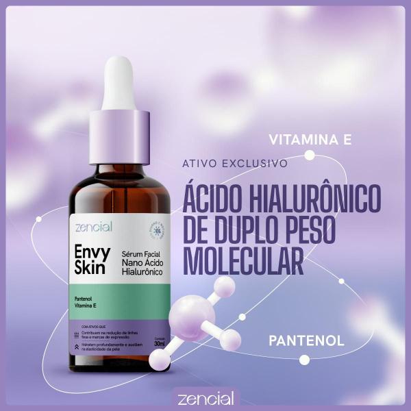 Wrinkle Essence 7本セット Kit com 3 Envy Skin Sérum Facial Ácido Hialurônico, Vitamina E