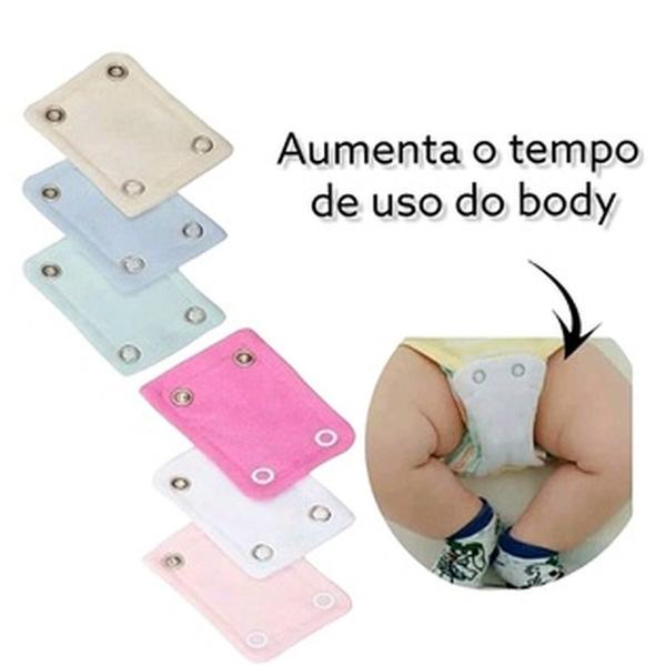 Imagem de Kit Com 3 Extensor de Body Bebê Menina e Menino