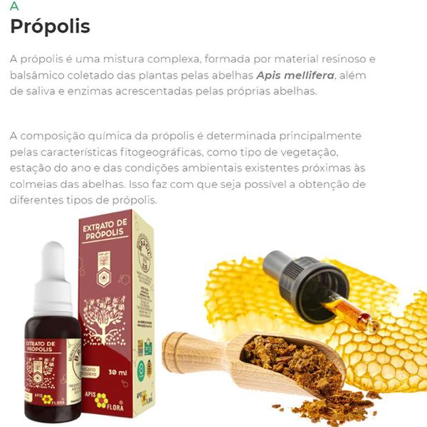 Imagem de Kit Com 3 Extrato De Propolis Vermelho Organico 30ml