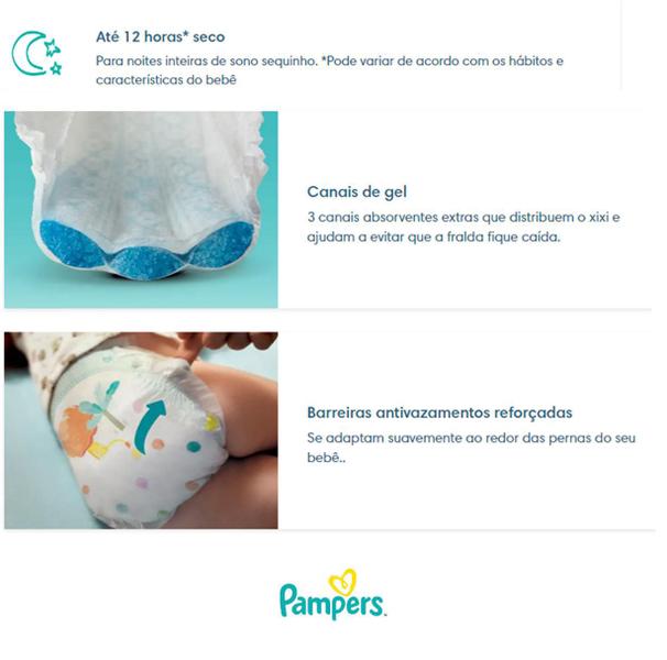 Imagem de Kit Com 3 Fralda Pampers Confort Sec Mega XG 34 Unidades Cada