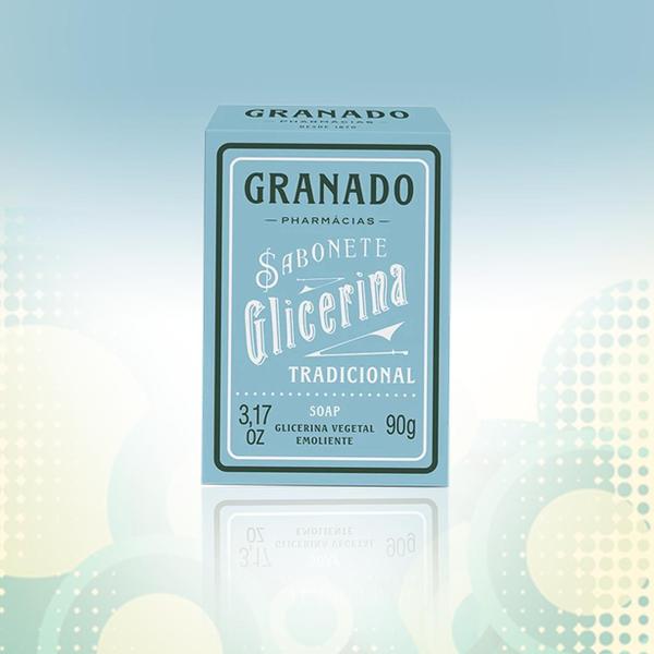 Imagem de Kit Com 3 Granado Sabonetes Glicerina Tradicional 90g