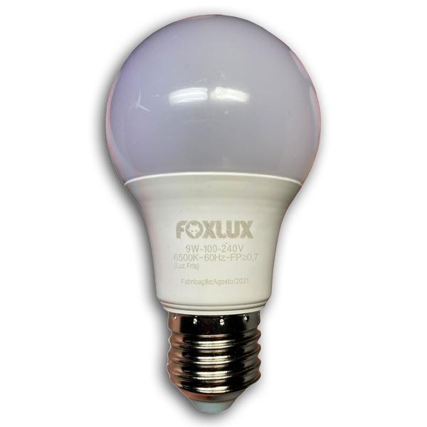 Imagem de Kit com 3 Lâmpadas Led Bulbo 110/220v 9w 6.500k Foxlux