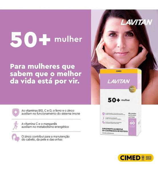 Imagem de Kit Com 3 Lavitan Vitamina 50+ Mulher Cimed 180 Comprimidos