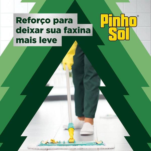 Imagem de Kit com 3 Limpador Diluível Pinho Sol Limpeza Pesada Eucalipto 1L Cada