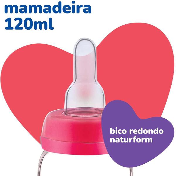 Imagem de Kit Com 3 Mamadeiras Evolution 50/120/300ml Unicornio Lillo