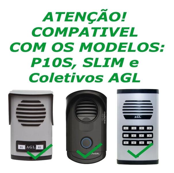 Imagem de Kit Com 3 Monofone Para Interfone Universal Agl S100 Antigo P100 (197)