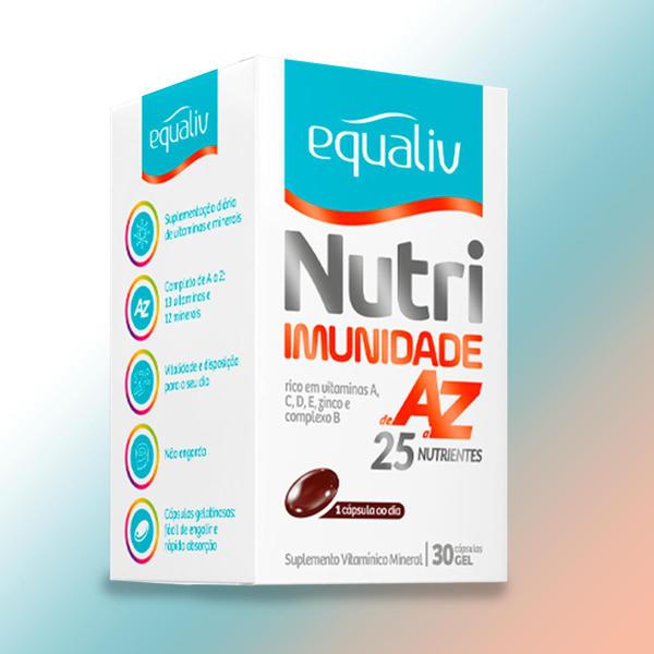 Imagem de Kit Com 3 Nutri Imunidade A a Z Equaliv 30 Capsulas Gel