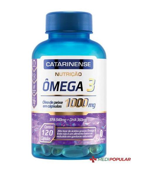 Imagem de Kit com 3 Ômega 3 1000mg 120 caps - Catarinense