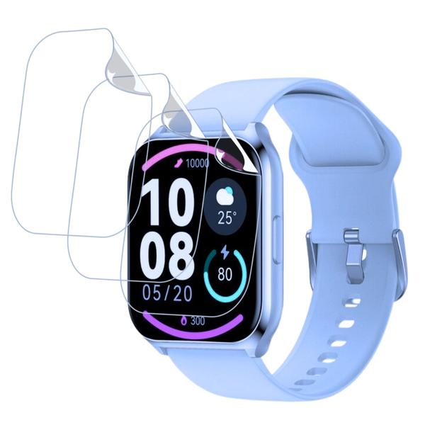 Imagem de kit com 3 Películas de Hydrogel para Haylou Smartwatch 2