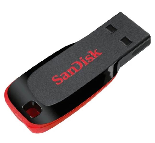 Imagem de Kit Com 3 Pen Drive Sandisk Cruzer Blade Sdcz50 32gb