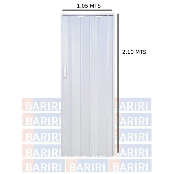 Imagem de Kit com 3 Portas Sanfonada de Pvc 210x105cm Bariri