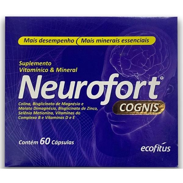 Imagem de Kit Com 3 Suplemento Neurofort Cognis 60 Cápsulas - Ecofitus