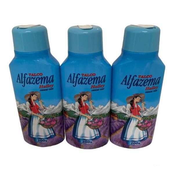 Imagem de Kit com 3 Talco Alfazema Halley Original 200 gr