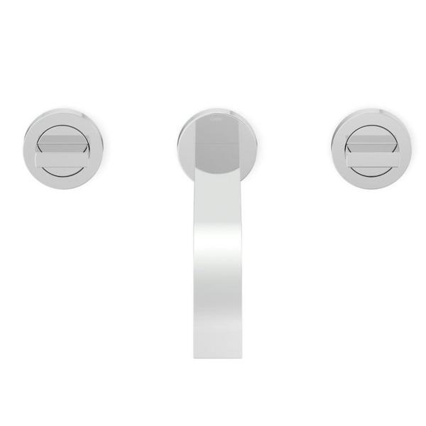 Kit com 3 Torneira Misturador para Banheiro de Parede com Válvula de Escoamento Flow Celite Imagem de Kit com 3 Torneira Misturador para Banheiro de Parede com Válvula de Escoamento Flow Celite