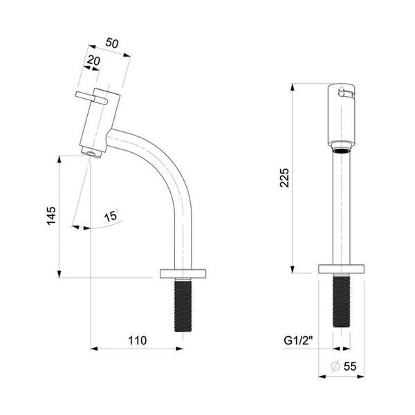 Imagem de Kit com 3 Torneira para Lavatório com Bica Baixa Basic Celite