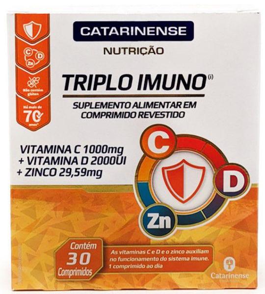 Imagem de Kit com 3 Triplo Imuno Catarinense com 90 Cápsulas