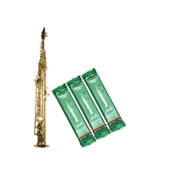 Imagem de KIT COM 3 UNID. PALHETA VANDOREN JAVA SAX SOPRANO Dureza:2.0