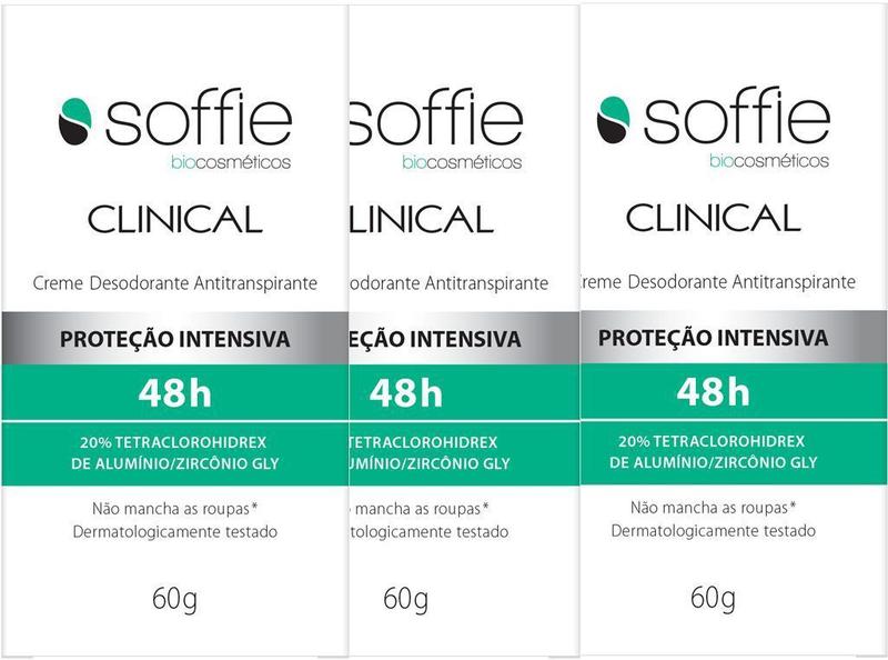 Imagem de Kit com 3 unidades - Soffie CLINICAL 48h