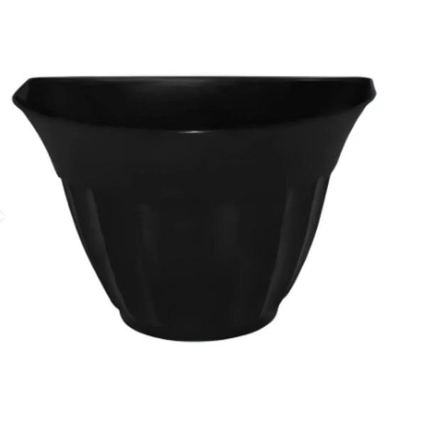 Imagem de kit com 3 Vaso De Parede Cachepot preto ou terracota Inplast