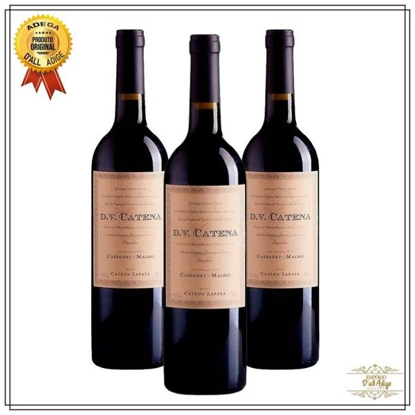 Imagem de kit com 3 Vinhos Argentinos DV Cat Zapata Cabernet Malbec