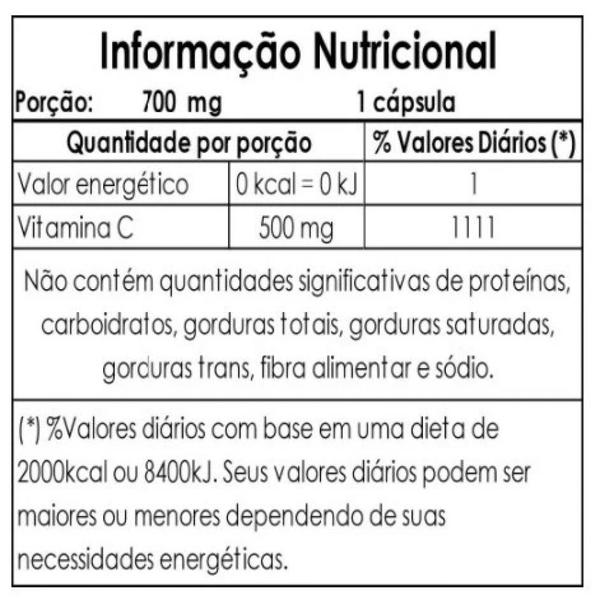 Imagem de Kit com 3 Vitamina C Duom 500mg Melhora do Sistema Imunologico e Antio