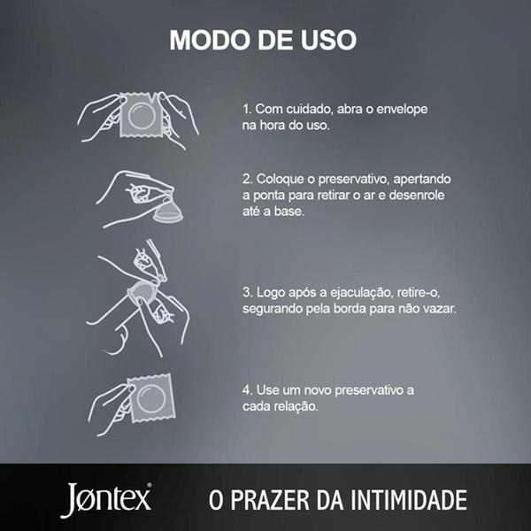 Imagem de Kit Com 36 Preservativos - Jontex Lubrificado (12x3)