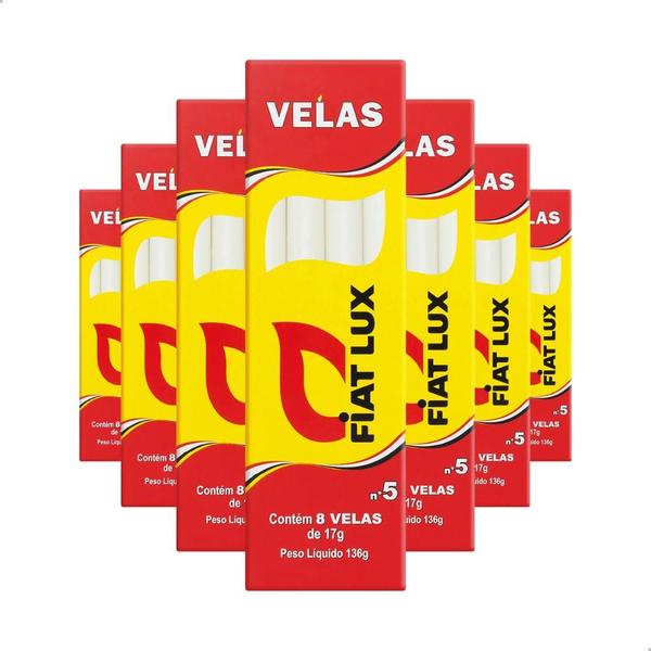 Kit com 384 Unidades de Vela de Parafina e fio de Algodão de 12g Fiat Lux Nº5 Resistente Imagem de Kit com 384 Unidades de Vela de Parafina e fio de Algodão de 12g Fiat Lux Nº5 Resistente