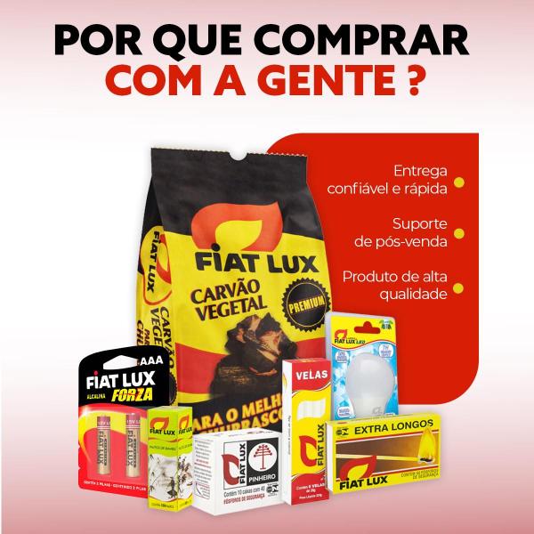 Kit com 384 Unidades de Vela de Parafina e fio de Algodão de 12g Fiat Lux Nº5 Resistente Imagem de Kit com 384 Unidades de Vela de Parafina e fio de Algodão de 12g Fiat Lux Nº5 Resistente
