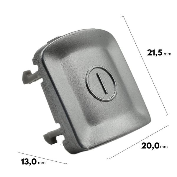 Imagem de Kit com 3un Botão Tecla de Acionamento Compatível com Aspirador Vertical Electrolux Ergorapido ERG22